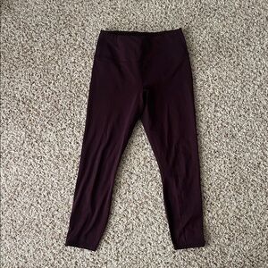 Active Life Maroon Leggings